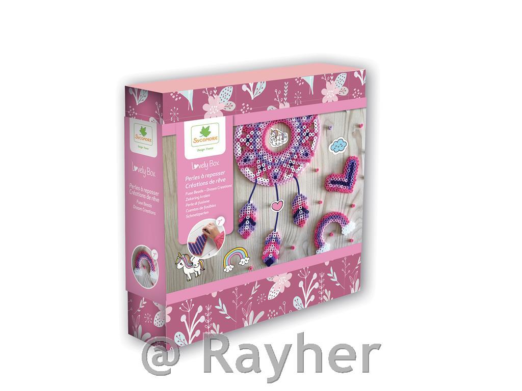 Kreativni set Lovely Box, Hvatač snova speglanim perlicama