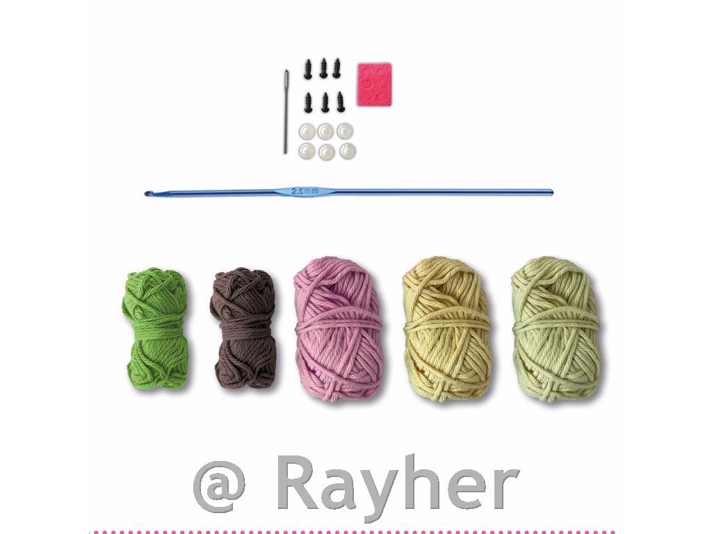 Kreativni set Lovely Box, Amigurumi voćne životinjice