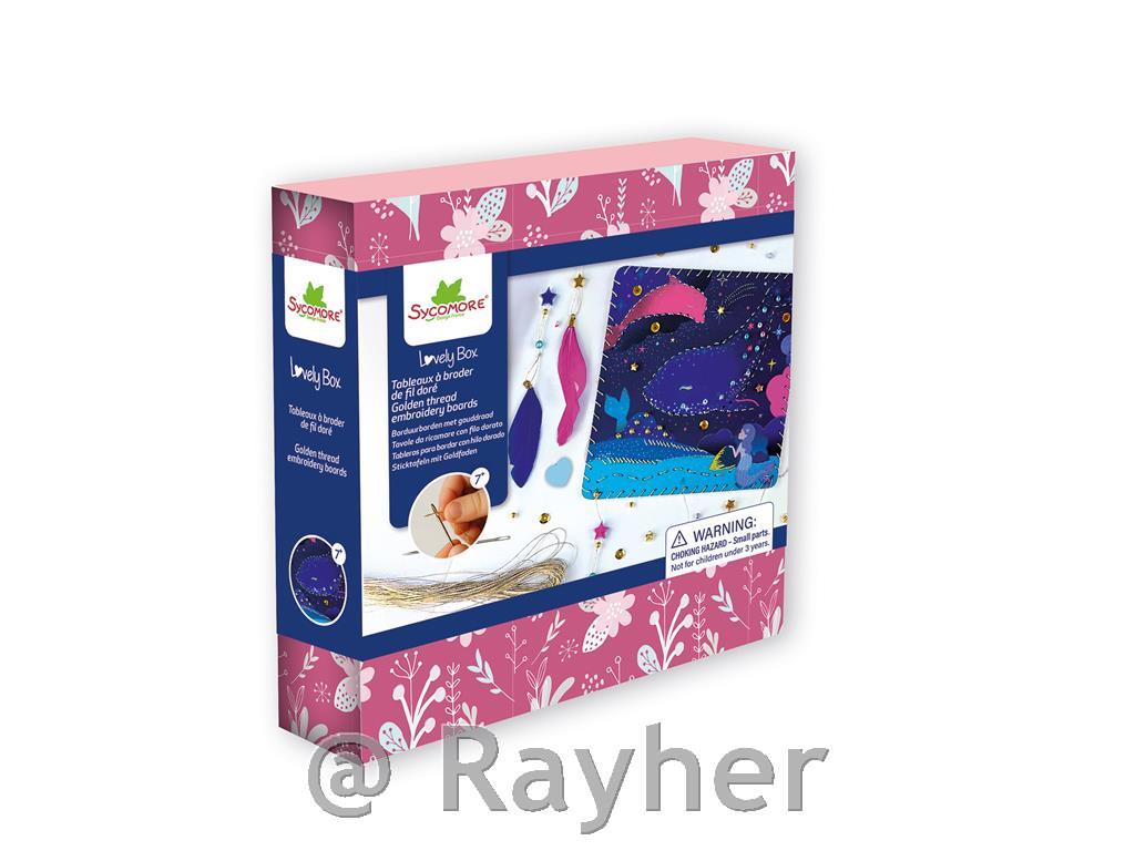 Kreativni set Lovely Box, Zlatni vez