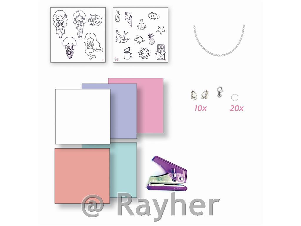 Kreativni set Bijoux Box, Nakit od skupljajuće folije