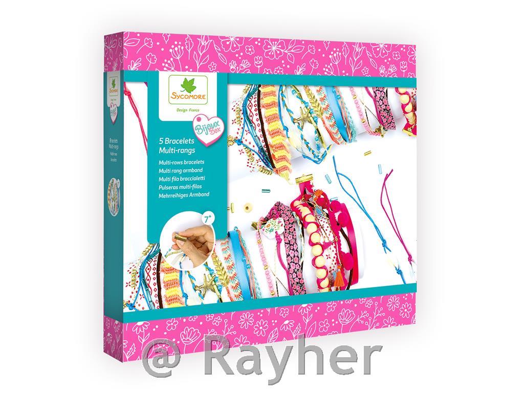 Kreativni set Bijoux Box, Višeslojne narukvice