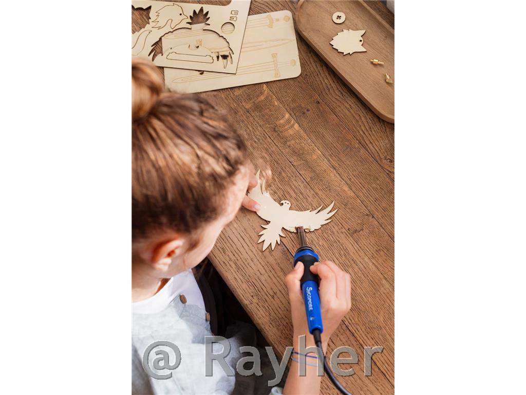 Kreativni set Lovely Box, Ukrašavanje drveta pirografom - Celtic