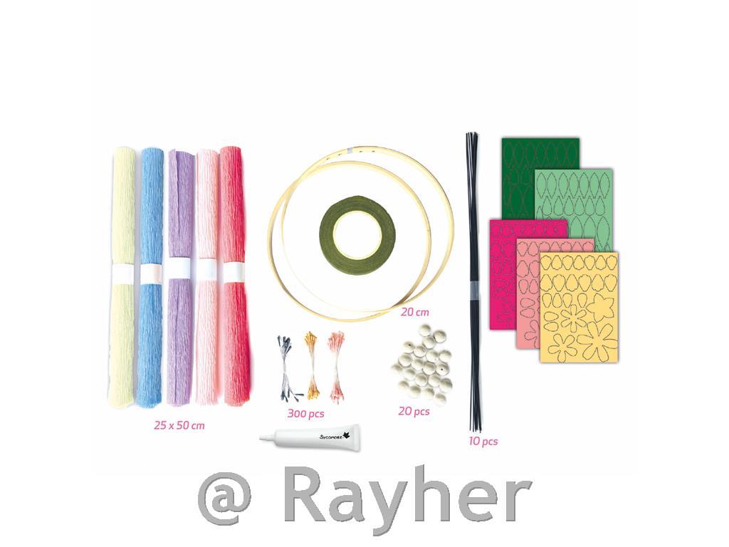 Kreativni set Lovely Box, Cvijeće od papira