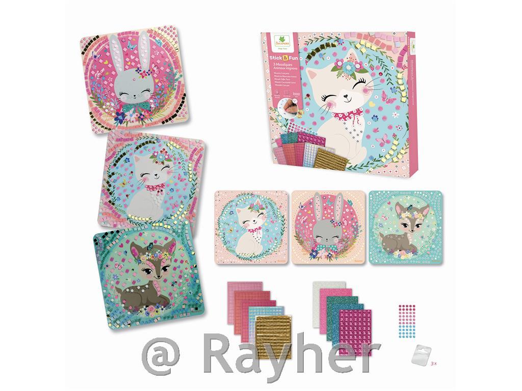 Stick'N Fun - S Mosaics Cute Pets - 5y+