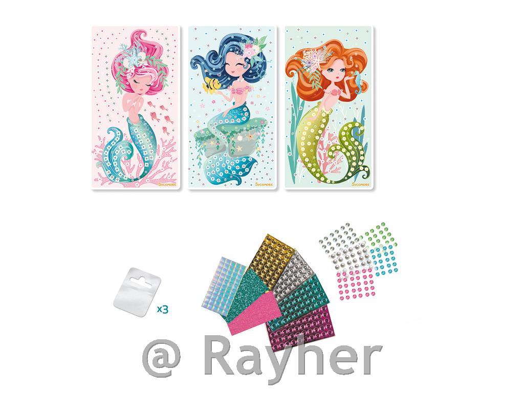 Kreativni set Stick'N Fun Mozaik, Morskasirena