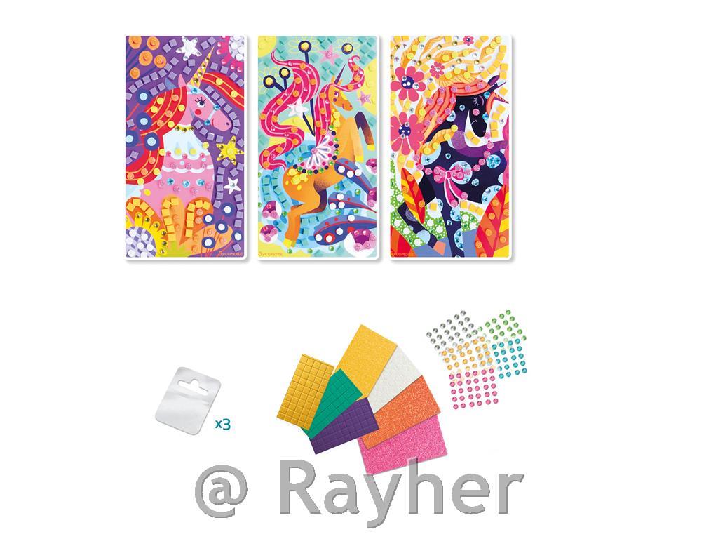 Kreativni set Stick'N Fun Mozaik, Jednorog