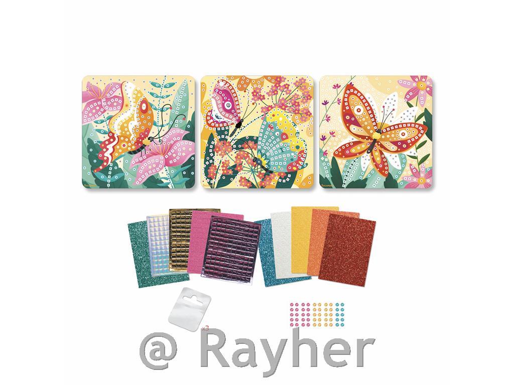 Kreativni set Stick'N Fun Mozaik, Leptiri