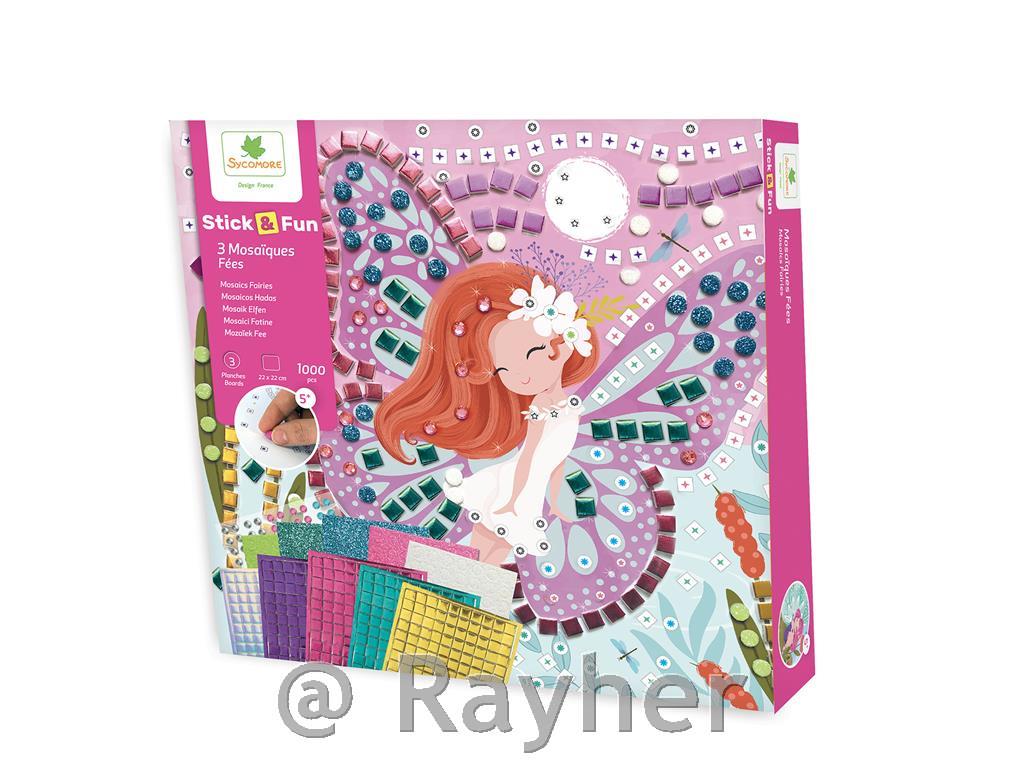 Stick'N Fun - S Mosaics Fairies - 5y+
