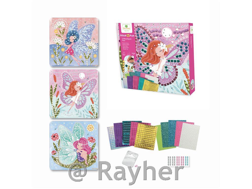 Stick'N Fun - S Mosaics Fairies - 5y+