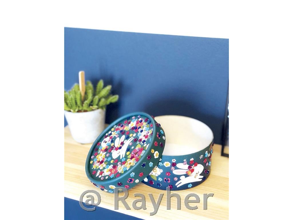 Stick'N Fun - 3D Mosaics Round Box - 5y+