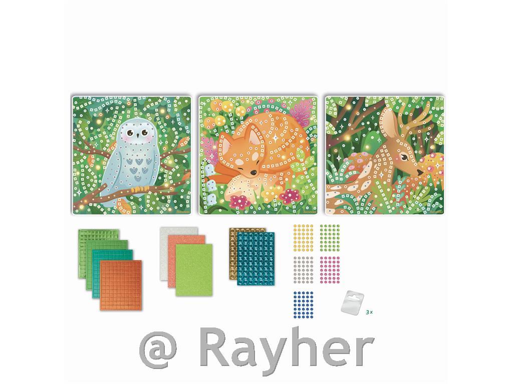 Kreativni set Stick'N Fun Mozaik, Šumskeživotinje
