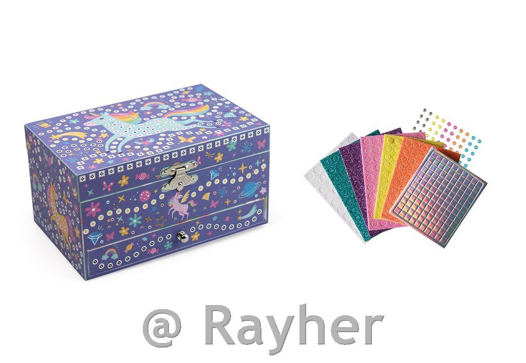 Kreativni set Stick'N Fun – 3D Mozaik, Glazbena kutija jednorog