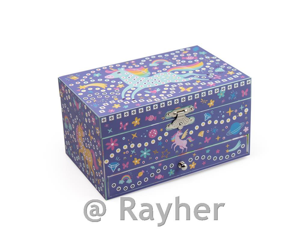 Kreativni set Stick'N Fun – 3D Mozaik, Glazbena kutija jednorog