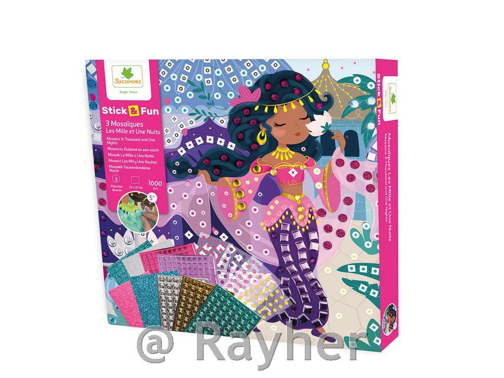 Kreativni set Stick'N Fun Mozaik, Bajke