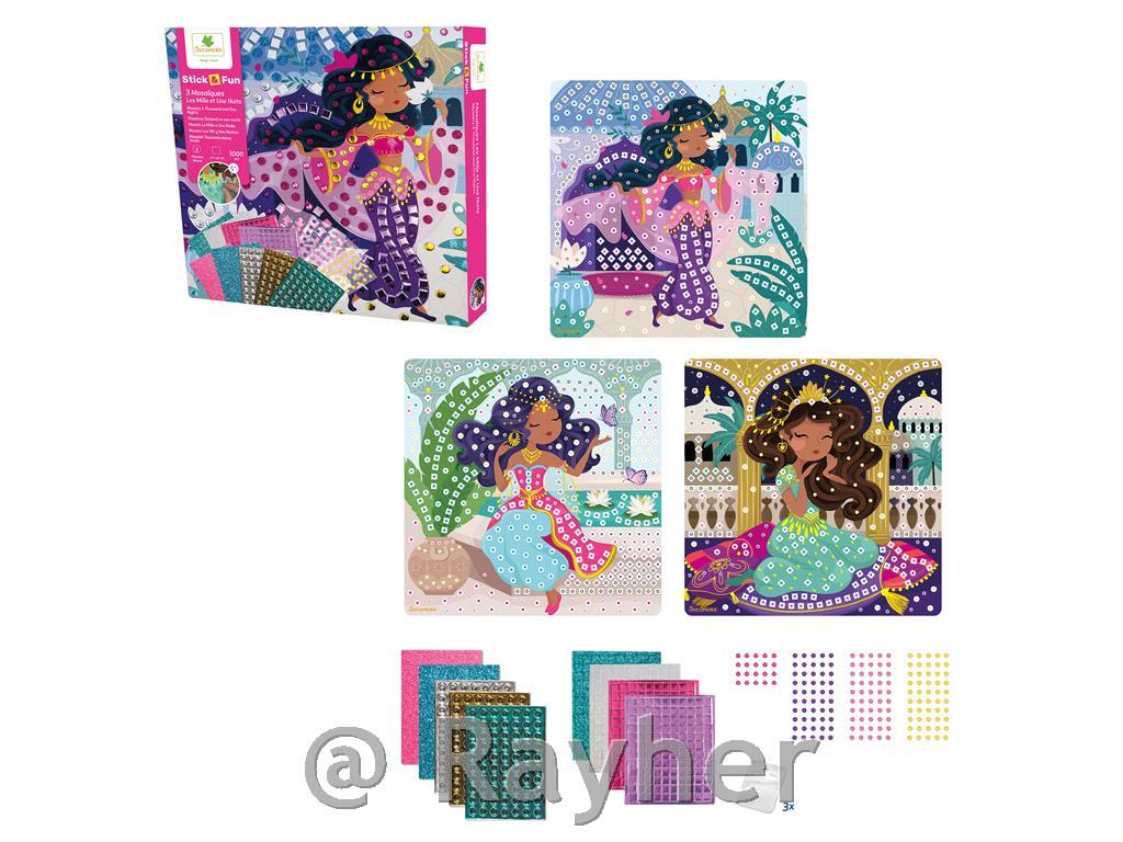 Kreativni set Stick'N Fun Mozaik, Bajke