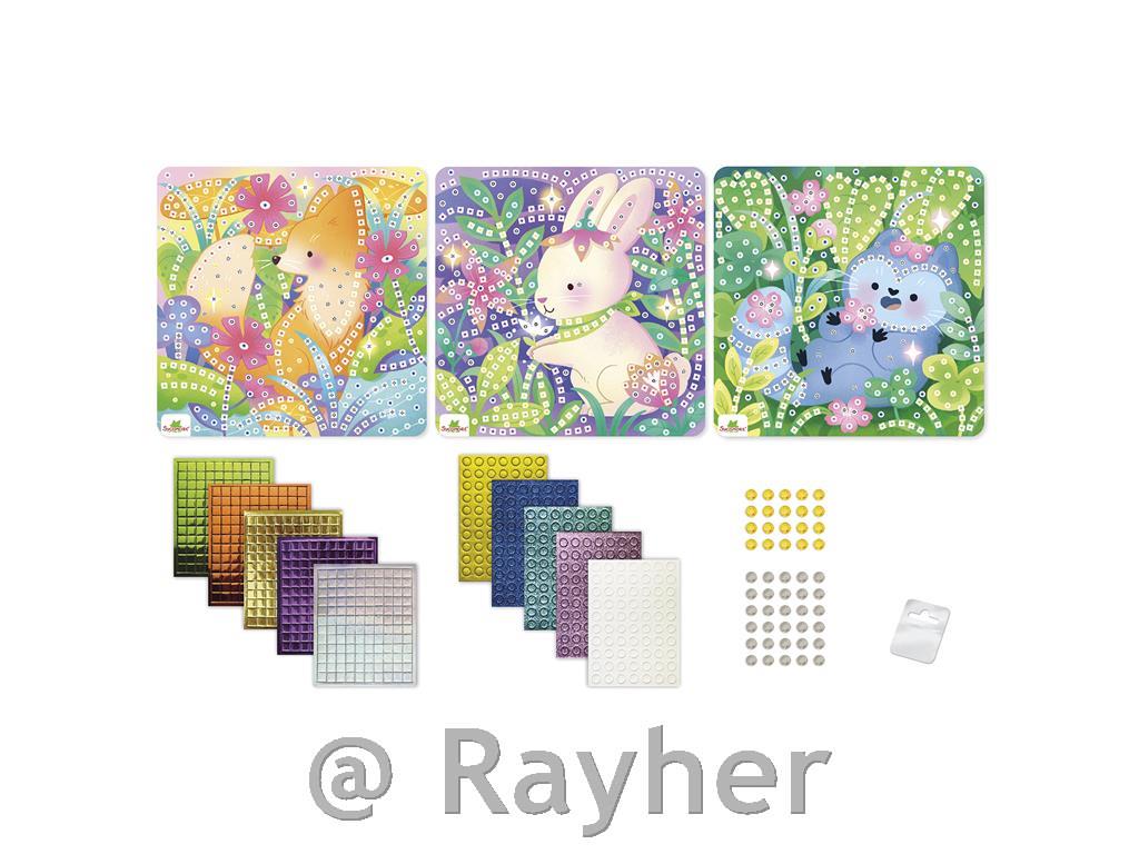 Kreativni set Stick'N Fun Mozaik, Slatkeživotinje