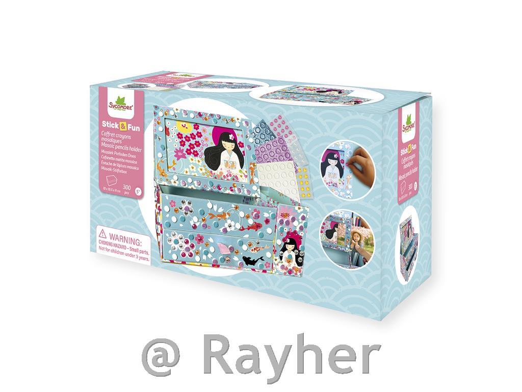 Stick'N Fun - 3D Mosaics Pencil set - 5y+