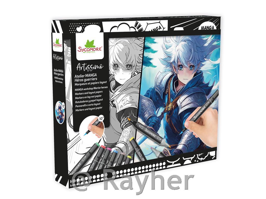 Manga kreativni set, Warrior Heroes