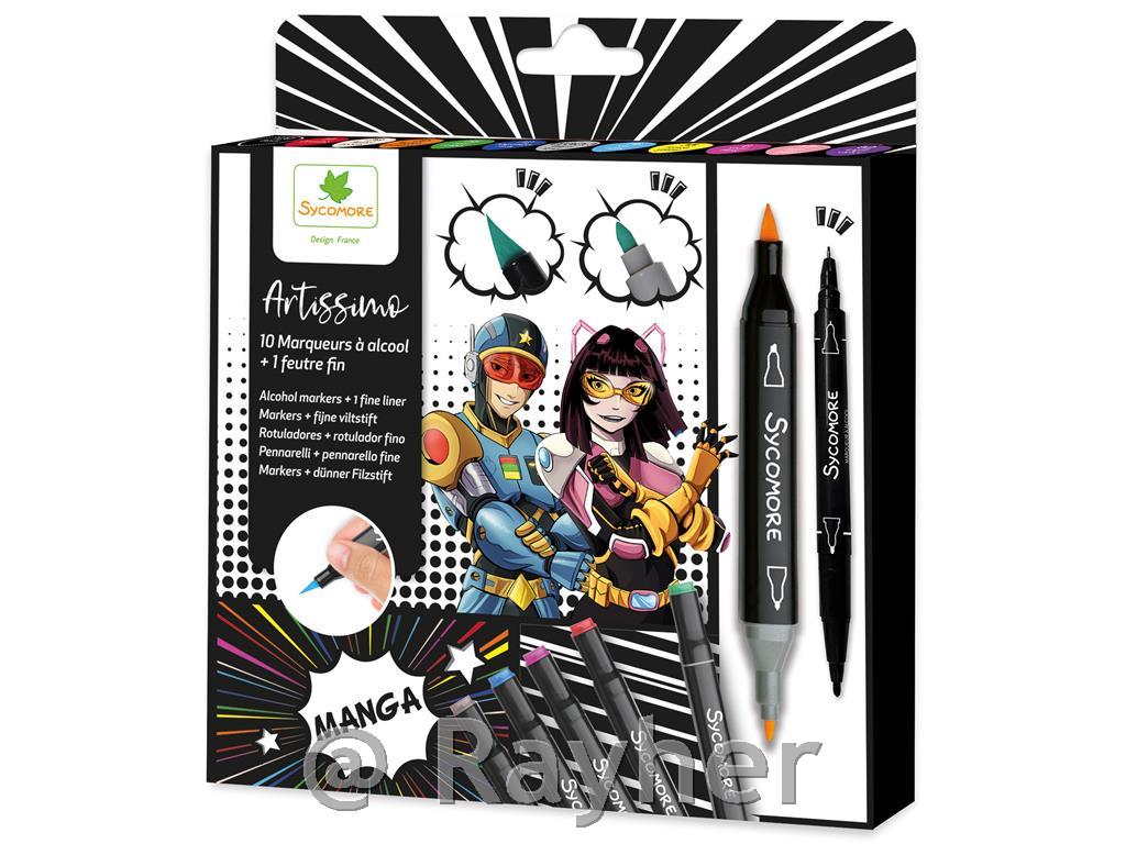 Manga kreativni set, X10