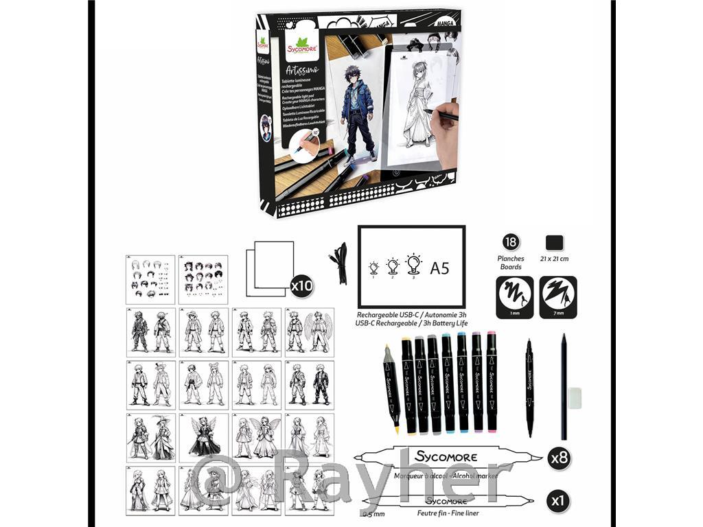 Manga kreativni set, Create Your Manga Characters