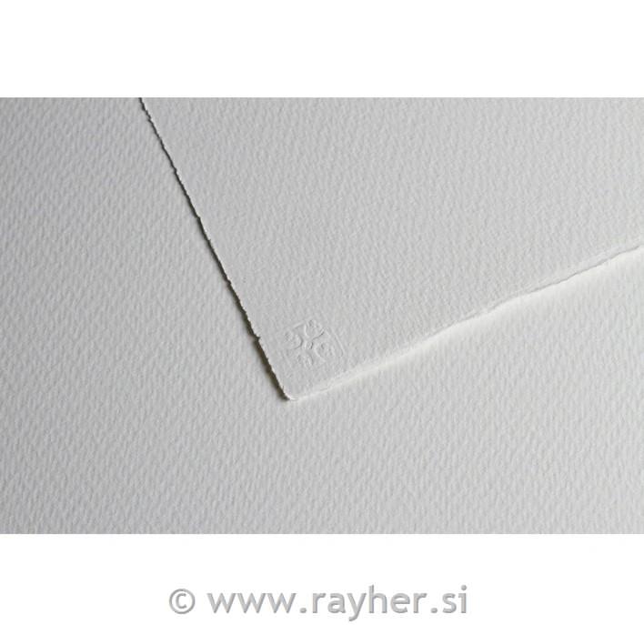 Papir akvarelni Saunders Waterford 56x76 cm 300 g, naravno bel, Hot Pressed