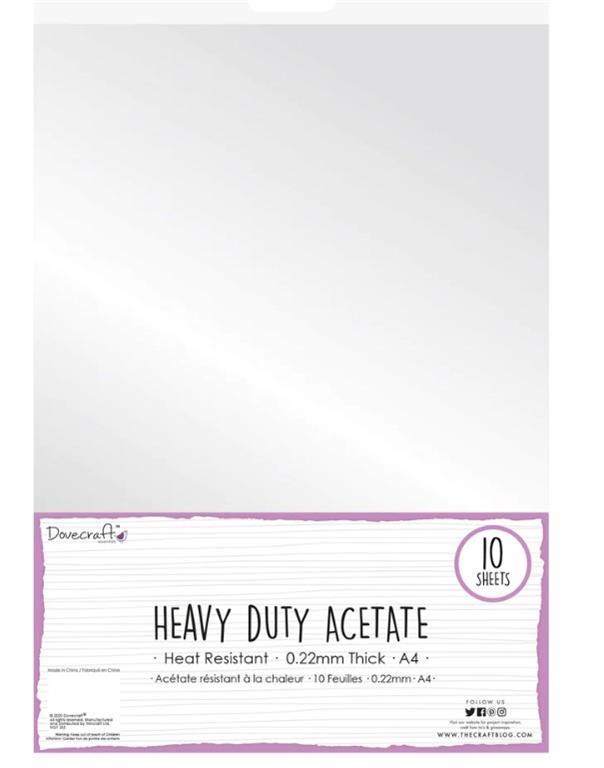 Acetat folija, A4, 0.22 mm, set 10
