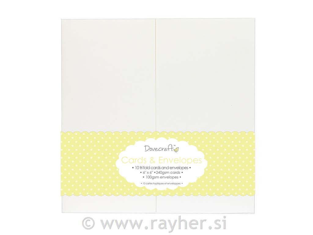 Kuverte i čestitke ,set10 Trifold