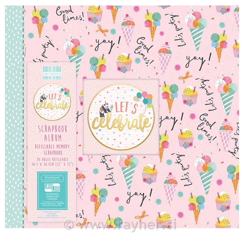 Scrapbook album Let's Party 30,5x30,5 cm