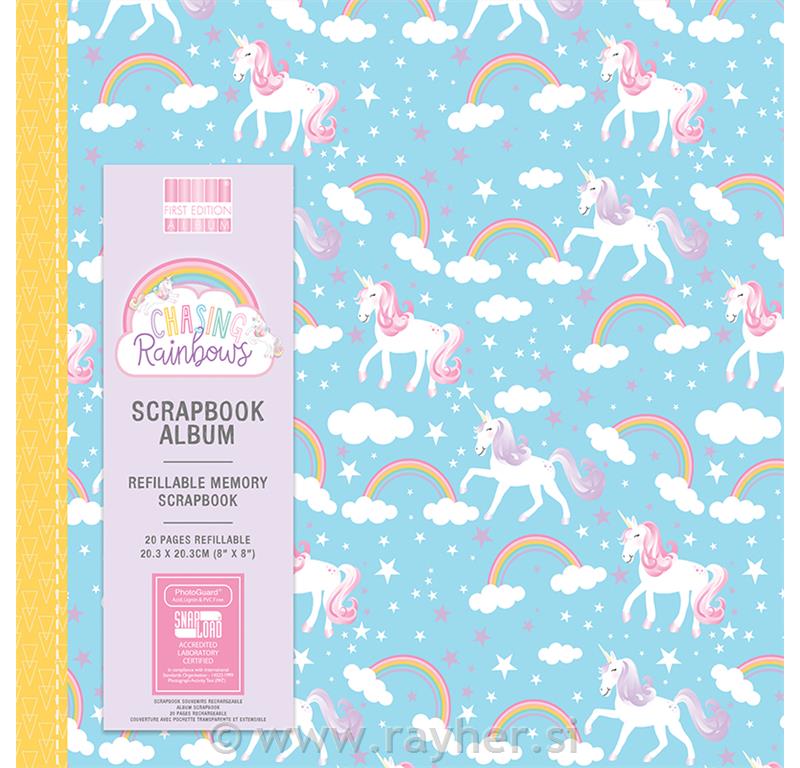 Scrapbook album Chaising Rainbow 20x20cm