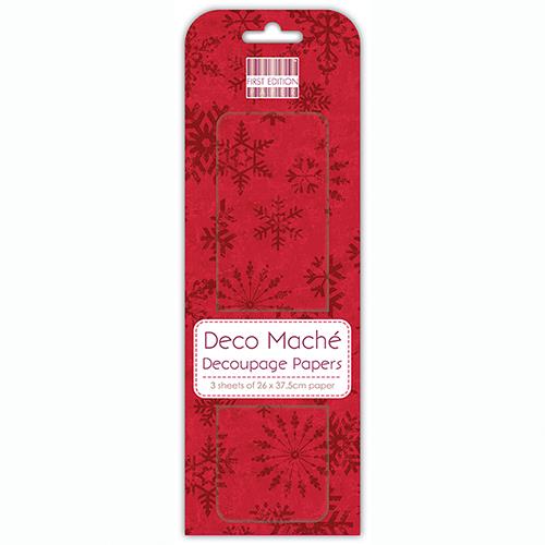 Decoupage papir MD, Crvena Pahuljica
