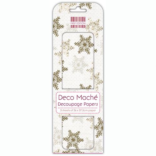 Decoupage papir MD, Zlatna pahuljica