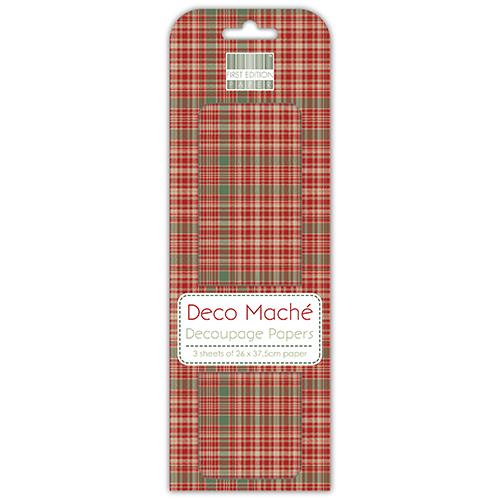 Decoupage papir MD, Tartan