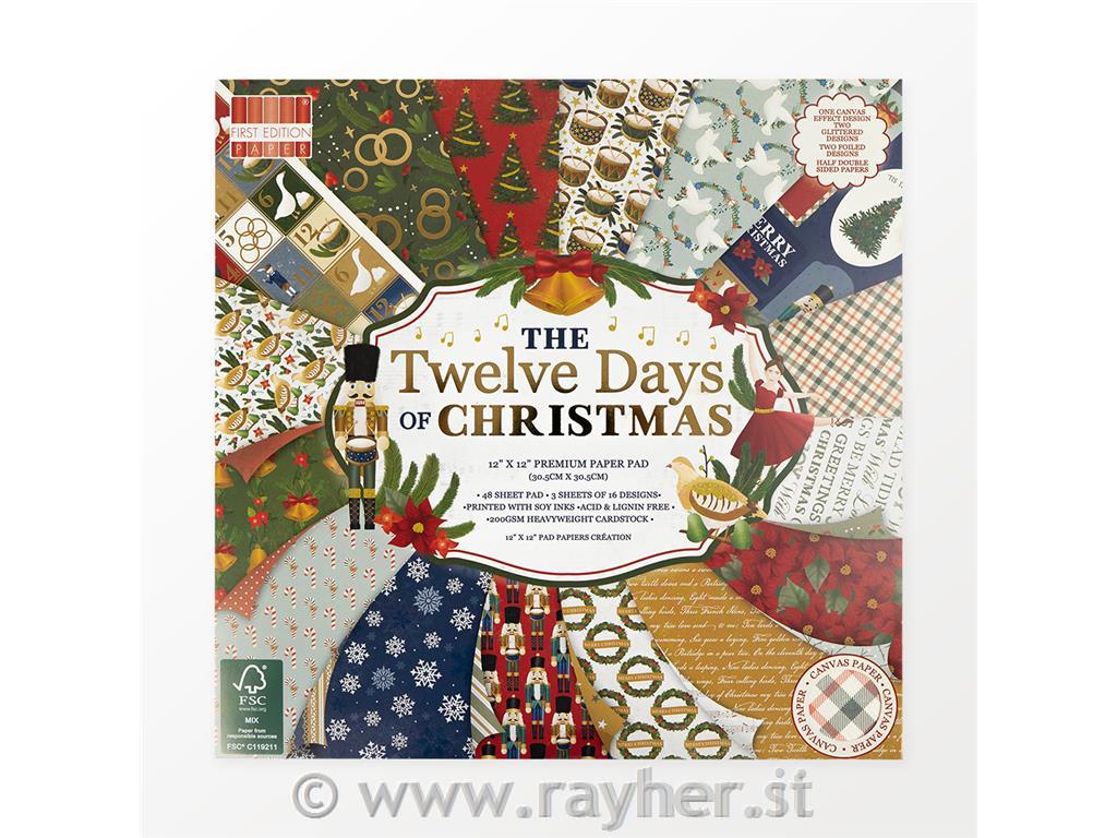 Set papira 12 Days of Christmas 30,5x30,