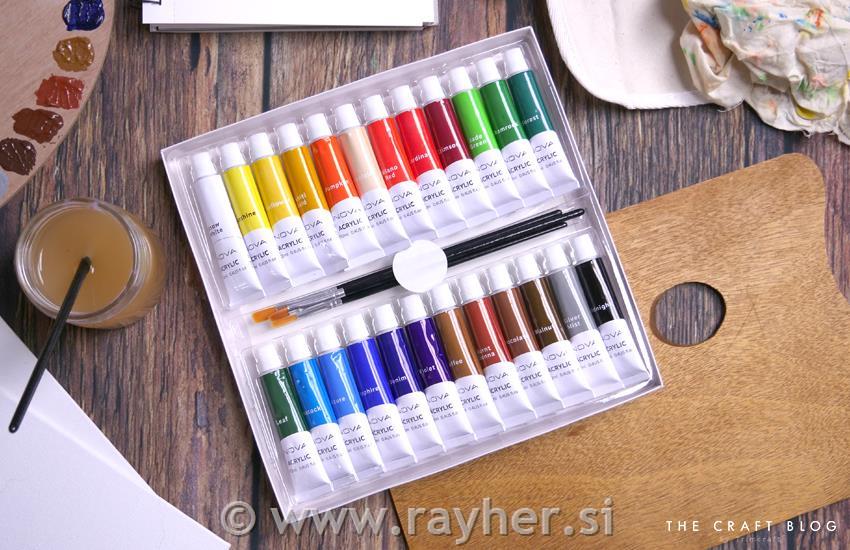 Akrilne boje Nova 24x12 ml