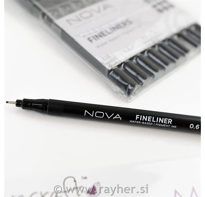 NOVA Fine Liner marker set 9