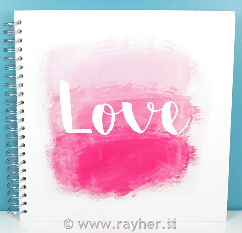 Scrapbooking album Simply Love; 30x30 cm
