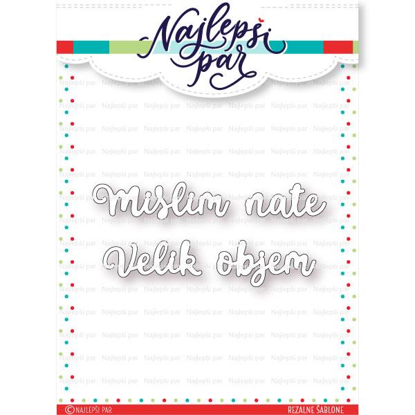 Rezač Mislim nate (slov.)