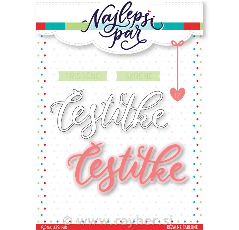 Rezač Čestitke s rubom