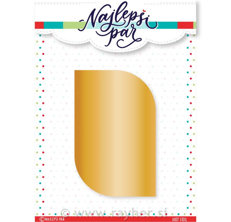 Hot foil in šablona Pravokutnik
