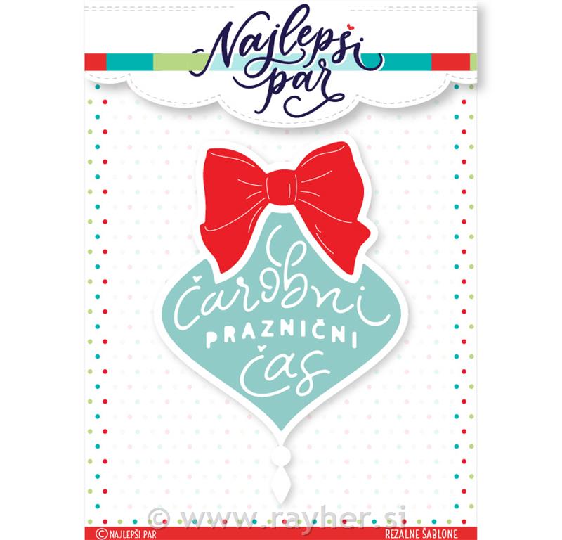 Rezač Dekoracija s čestitkom