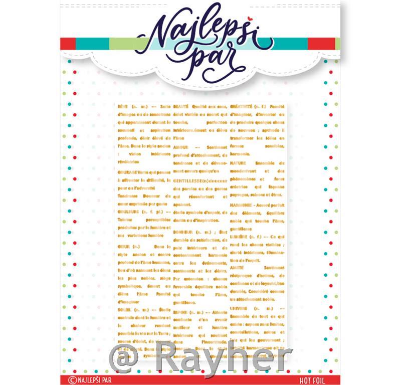 Hot Foil and Cutting Die Background