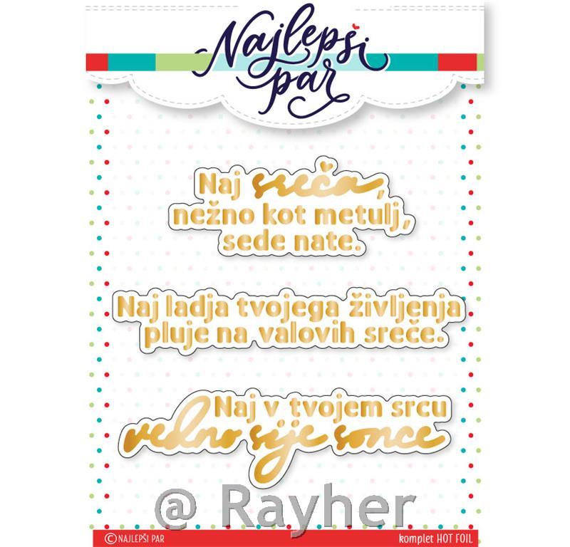 Hot foil i rezač Valovi sreće