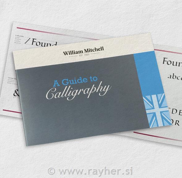 Brošura A Guide to Calligraphy