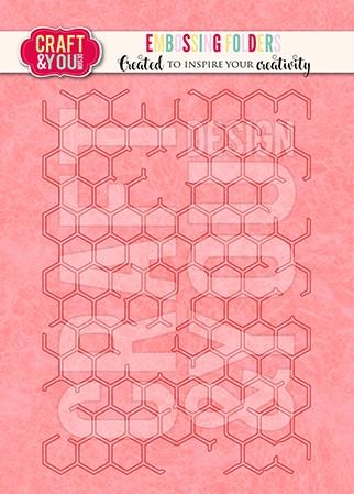 Teks.ploča Honeycomb Background