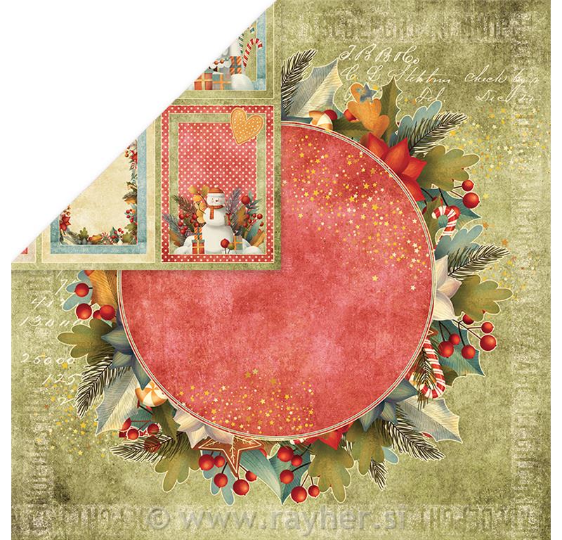 Scrapbooking papir Colors of Xmas 06