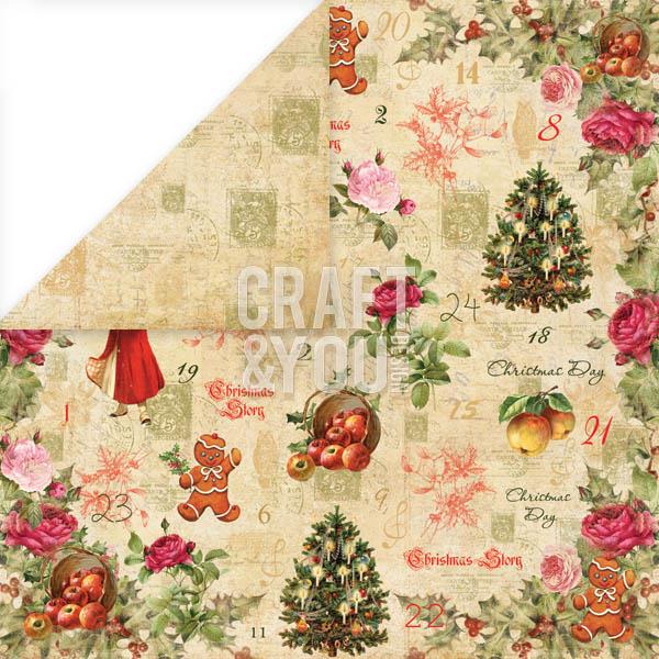 Scrapbooking papir Christmas story 03