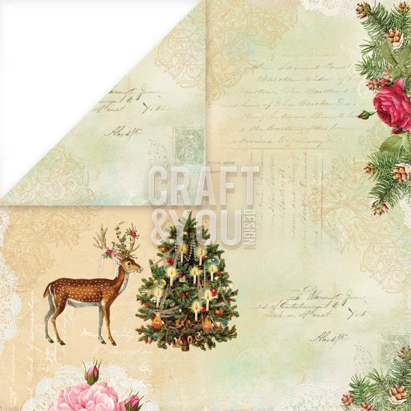 Scrapbooking papir Christmas story 06