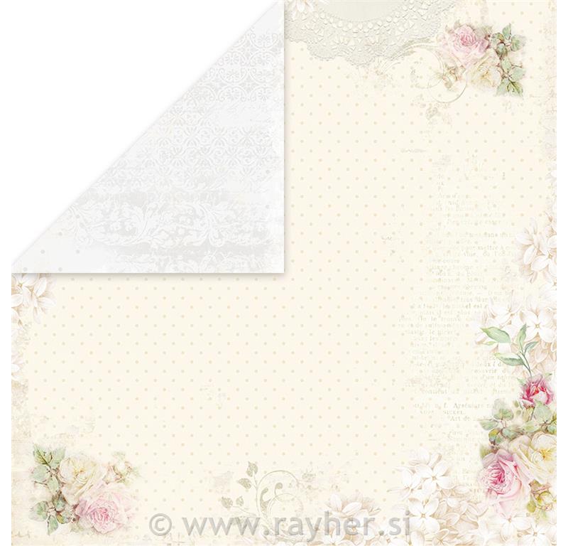Scrapbooking papir Flower Romance 0130,5x30,5 cm