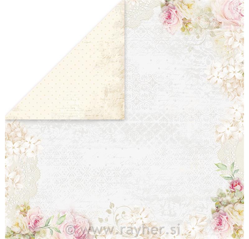 Scrapbooking papir Flower Romance 0230,5x30,5 cm
