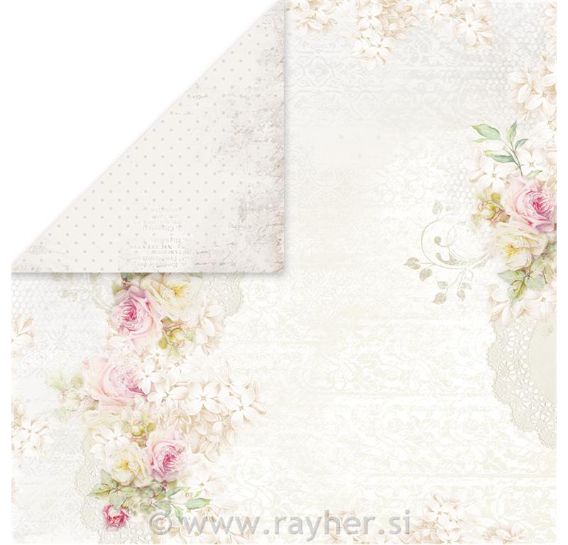 Scrapbooking papir Flower Romance 0330,5x30,5 cm